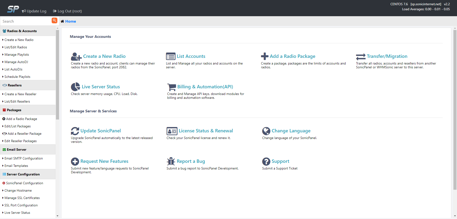 Genius Reseller Root Panel